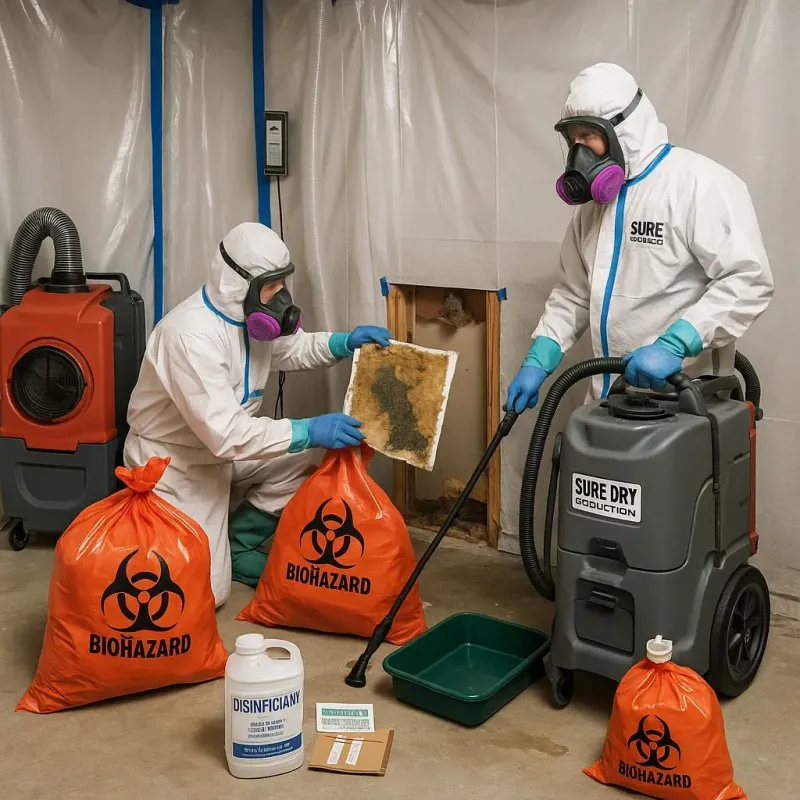 Contaminated Water Handling Protocols process in Kearny County, KS